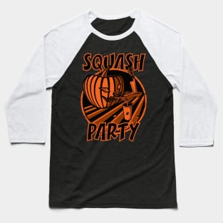 Halloween Squash Party Baseball T-Shirt